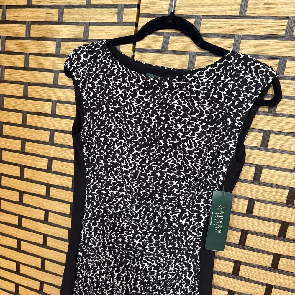 Lauren Ralph Lauren Black‎ And White Dress Size 2 - Picture 3 of 8